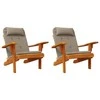 Adirondack kėdės pagalvėlės, 2vnt., taupe, oksfordo audinys
