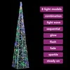 Akrilinė LED dekoracija kūgis, įvairiaspalvis, 90cm