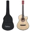 Akustinės gitaros rinkinys, 12 dalių, 38", 6 stygos