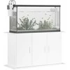 Akvariumo stovas, baltos spalvos, 101x41x58cm, apdirbta mediena
