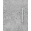 Akvariumo stovas, betono pilkas, 121x41x58cm, apdirbta mediena