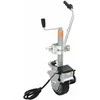 Atraminis ratukas su varikliu priekabai, aliuminis, 12V, 350W