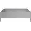 Aukštas sodo lovelis, 100x100x33,5cm, galvanizuotas plienas