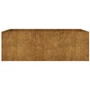 Aukštas sodo lovelis, 120x80x40cm, Corten plienas