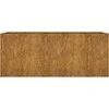 Aukštas sodo lovelis, 200x80x80cm, Corten plienas