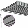 Automatinė ištraukiama markizė, antracito ir balta, 300x250cm