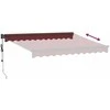 Automatinė ištraukiama markizė, bordo spalvos, 300x250cm