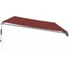 Automatinė ištraukiama markizė, bordo spalvos, 600x300cm
