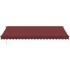 Automatinė ištraukiama markizė su LED, bordo spalvos, 500x300cm