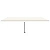 Automatinė markizė su LED/vėjo jutikliu, kreminė, 600x300cm