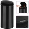 Automatinė šiukšliadėžė su jutikliu, juoda, plienas, 50l