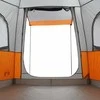 Automobilinė palapinė, pilka/oranžinė, keturvietė