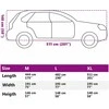 Automobilio uždangalas visureigiams, pilkas ir sidabrinis, XL