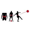 Diržas futbolo įgūdžiams lavinti AVENTO 75BC Juodas/red
