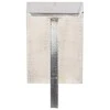 Aviator rašomasis stalas, sidabrinės sp., 112x50x76cm, metalas