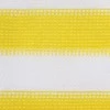 Balkono pertvara, geltonos ir baltos spalvos, 120x500cm, HDPE