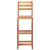 Baro taburetės, 2vnt., akacijos medienos masyvas