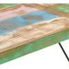 Baro stalas, 150x70x107cm, perdirbtos medienos masyvas/geležis