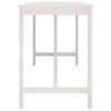 Baro stalas, baltas, 180x80x110cm, pušies medienos masyvas