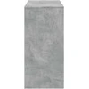 Baro stalas, betono pilkas, 102x50x103,5cm, apdirbta mediena