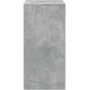 Baro stalas, betono pilkas, 51x50x103,5cm, apdirbta mediena