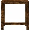 Baro stalas, dūminio ąžuolo, 102x50x103,5cm, apdirbta mediena