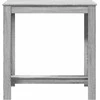 Baro stalas, pilkas ąžuolo, 102x50x103,5cm, apdirbta mediena