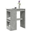 Baro stalas su laikikliais, betono, 90x47,5x103,5cm, mediena