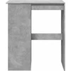 Baro stalas su laikikliais, betono, 90x47,5x103,5cm, mediena