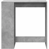 Baro stalas su lentynomis, betono, 101x40x103,5cm, mediena
