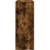 Baro stalas su lentynomis, dūminis, 90x40x103,5cm, mediena
