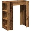 Baro stalas su lentynomis, medienos, 95x47x103,5cm, mediena
