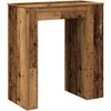 Baro stalas su lentynomis, medienos, 95x47x103,5cm, mediena