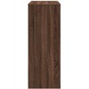 Baro stalas su lentynomis, rudas, 90x40x103,5cm, mediena
