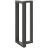 Baro stalo kojos, T formos, 2 vnt., antracito spalvos, 40x35x(100-101) cm, plienas