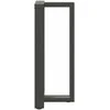 Baro stalo kojos, T formos, 2 vnt., antracito spalvos, 40x35x(90-91) cm, plienas
