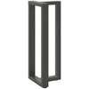 Baro stalo kojos, T formos, 2 vnt., antracito spalvos, 50x35x(100-101) cm, plienas