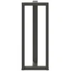 Baro stalo kojos, T formos, 2 vnt., antracito spalvos, 50x35x(100-101) cm, plienas
