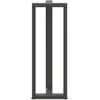 Baro stalo kojos, T formos, 2 vnt., antracito spalvos, 50x35x(110-111) cm, plienas