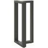 Baro stalo kojos, T formos, 2 vnt., antracito spalvos, 50x35x(90-91) cm, plienas