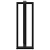 Baro stalo kojos, T formos, 2 vnt., juodos, 40x35x(110-111) cm, plienas