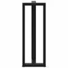 Baro stalo kojos, T formos, 2 vnt., juodos, 50x35x(110-111) cm, plienas