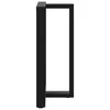 Baro stalo kojos, T formos, 2 vnt., juodos, 60x35x(90-91) cm, plienas