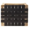 Baro taburetės, 2vnt., juodos spalvos, 75cm, tikra oda
