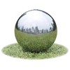 Baseino fontanas-sfera su LED, nerūd. plienas, 20 cm