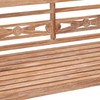Batavia suoliukas, baltintas, 120cm, tikmedžio medienos masyvas