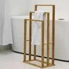 Bathroom Solutions Bambuko rankšluosčių kabykla su 3 strypais