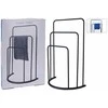 Bathroom Solutions Rankšluosčių kabykla, juoda, 49,5x75cm, metalas