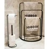 Bathroom Solutions Rankšluosčių kabykla, juoda, 49,5x75cm, metalas