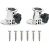 Bimini viršaus stogelio pagrindai 26mm stulpams, 2vnt., plienas